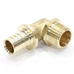 Угольник 90 25-3/4", General Fittings 3400 21, надв.гильза-резьба, нар., латунь