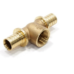 Тройник 40-1"-40, Rehau RAUTITAN, RX+, надв.гильза-резьба, вн., бронза