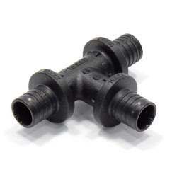 Тройник 16-16-16, Rehau RAUTITAN, PX, надв.гильза-надв.гильза, полифениленсульфон