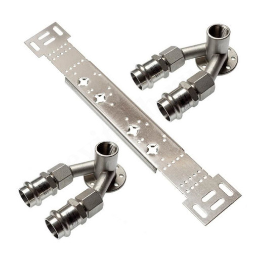 Водорозетка 22-1/2"-15, Sanha NiroSan 9981G, пресс-резьба, вн., сталь нержавеющая