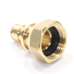 Переходник 16-3/4", WAAG Xpand, обж.кольцо-резьба, вн., латунь, с накид.гайкой
