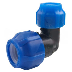 Отвод 90° 25-20, Valfex, обжим-обжим, PP-R, для ПНД труб