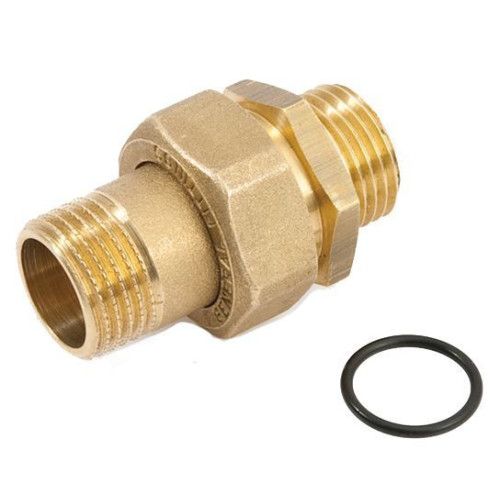 Американка 1/2"-1/2", General Fittings 2700 I6, резьба-резьба, нар., латунь