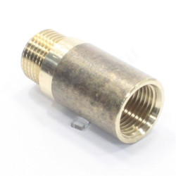 Удлинитель 1/2"-1/2", Sanha PuraFit 3513, резьба-резьба, вн.- нар., бронза, L40