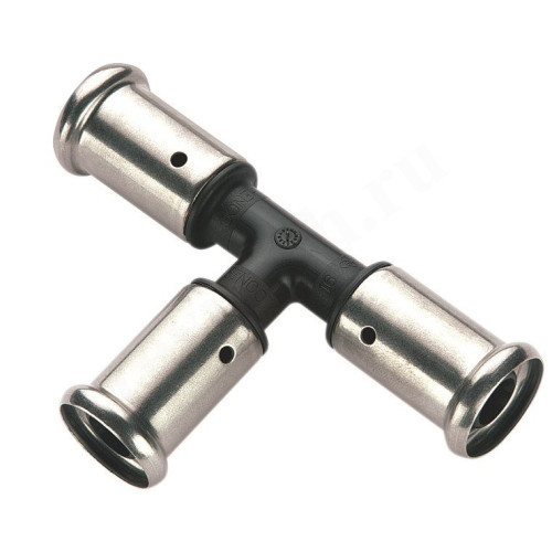 Тройник 75-75-75, Henco PK, 9, пресс-пресс, PVDF