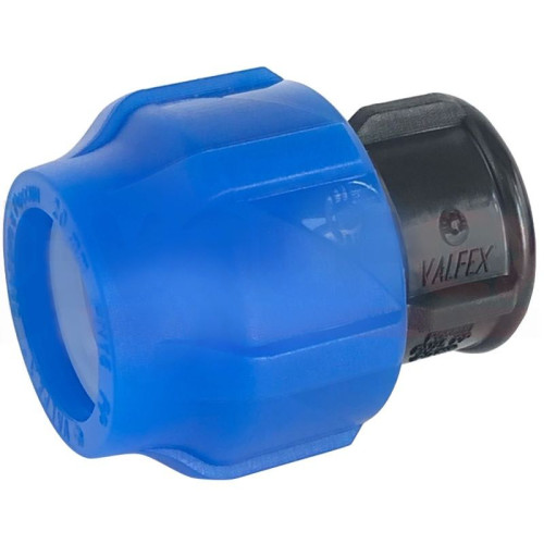 Заглушка 20, Valfex, обжим, PP-R, для ПНД труб