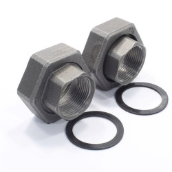 Соединение с накидной гайкой 1 1/4"-2", IMP PUMPS, резьба-резьба, вн., чугун плоская прокладка