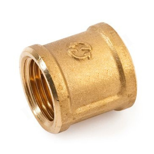 Муфта 1 1/4"-1 1/4", General Fittings 2600 46, резьба-резьба, вн., латунь