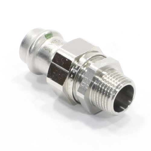 Американка 18-3/4", Viega Sanpress Inox, 2365, пресс-резьба, нар., сталь нержавеющая