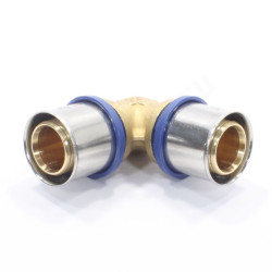 Угольник 90° 32-32, General Fittings 5T00, 20, пресс-пресс, латунь