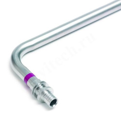 Трубка Г-образная 20-15, Rehau RAUTITAN, надв.гильза-труба, сталь нержавеющая, L250