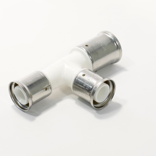 Тройник 32-26-26, Henco PKW, 11, пресс-пресс, PVDF