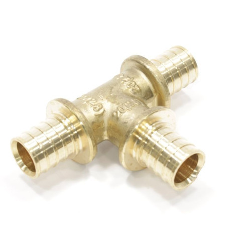 Тройник 20-20-20, General Fittings 3400, 10, надв.гильза-надв.гильза, латунь