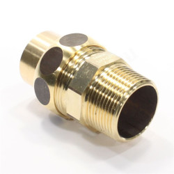 Американка 35-11/4, Sanha SA, 4343G, пайка-резьба, нар., бронза