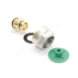 Резьбозажимное 20 x 2.9-3/4", Rehau RAUTITAN, обжим-резьба, вн., латунь, евроконус