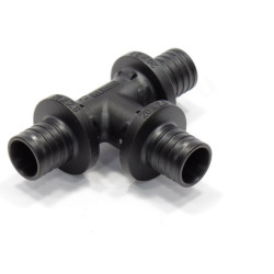 Тройник 20-20-20, Rehau RAUTITAN, PX, надв.гильза-надв.гильза, полифениленсульфон