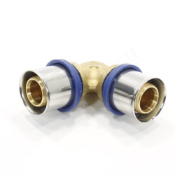 Угольник 90° 26-26, General Fittings 5S00, 20, пресс-пресс, латунь