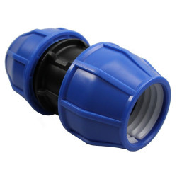 Муфта 20-20, RTP, обжим-обжим, полипропилен