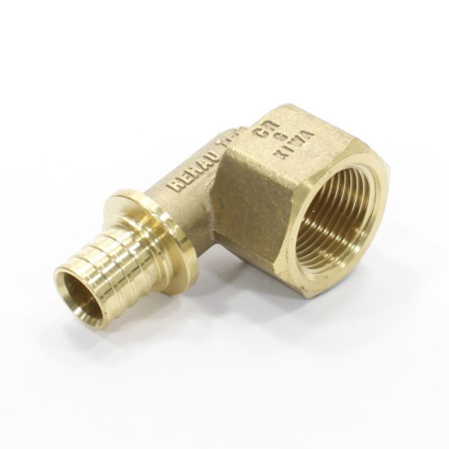 Угольник 90° 20-3/4", Rehau RAUTITAN, MX, надв.гильза-резьба, вн., латунь