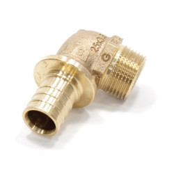 Угольник 90 25-3/4", Rehau RAUTITAN RX+, надв.гильза-резьба, нар., бронза