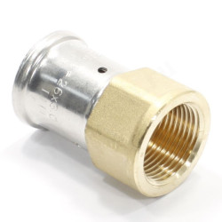Переходник 26-3/4", Henco P, 18, пресс-резьба, вн., латунь