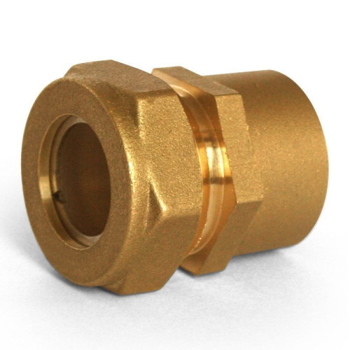 Переходник 20-1/2", Stahlmann EF, обжим-резьба, вн., латунь