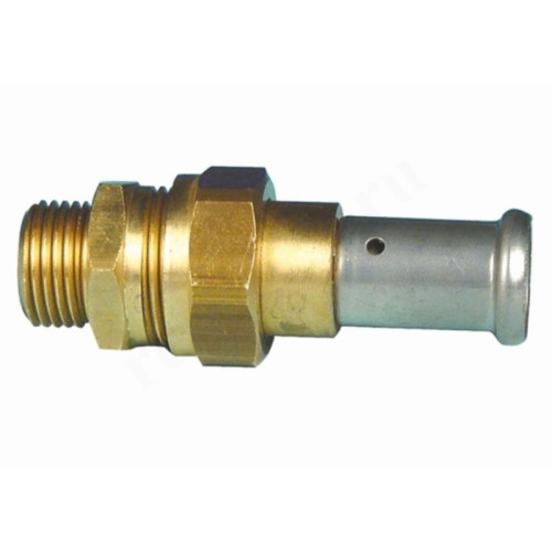 Переходник 26-3/4", Henco P 26, пресс-резьба, нар., латунь