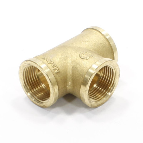Тройник 3/4"-3/4"-3/4", General Fittings 2700 14, резьба-резьба, вн., латунь