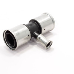 Тройник 40-16-40, Henco PK, 10, пресс-пресс, PVDF