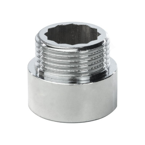 Удлинитель 3/4"-3/4", General Fittings 2600 D8, резьба-резьба, вн.- нар., латунь (хром), L15, усилен