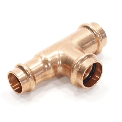 Тройник 22-22-18, Viega Profipress, 2418, пресс-пресс, медь