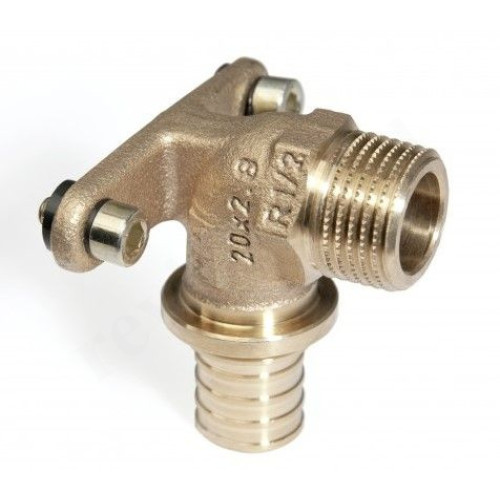 Водорозетка 20-3/4", Rehau RAUTITAN, надв.гильза-резьба, нар., бронза, L44