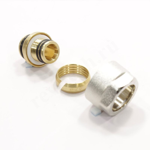 Резьбозажимное 20 x 2.0-3/4", Watts RVP-C, обжим-резьба, вн., латунь, евроконус