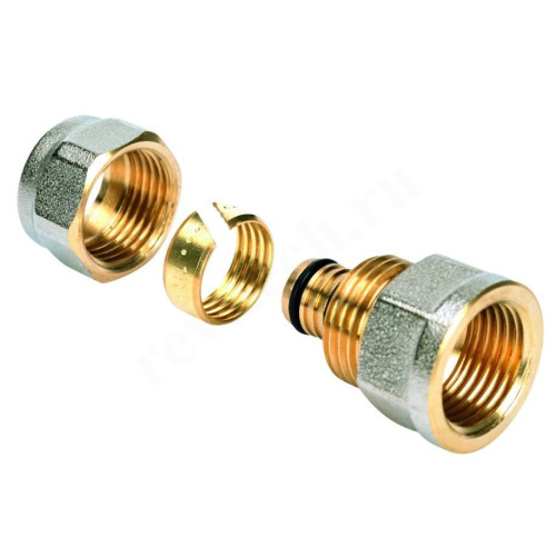 Резьбозажимное 20-3/4", Henco S, обжим-резьба, вн., латунь