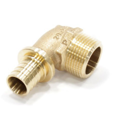 Угольник 90 20-3/4", Rehau RAUTITAN RX+, надв.гильза-резьба, нар., бронза