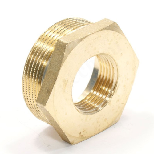 Футорка 2"-1 1/4", General Fittings 2600 44, резьба-резьба, нар.-вн., латунь