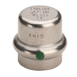 Заглушка 22, Viega Sanpress Inox, 2356, пресс, сталь нержавеющая