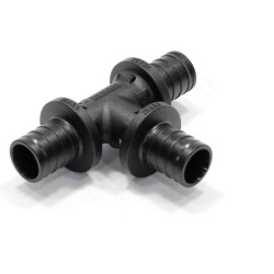 Тройник 25-25-25, Rehau RAUTITAN, PX, надв.гильза-надв.гильза, полифениленсульфон