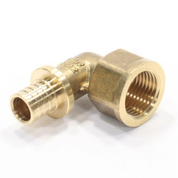 Угольник 90 16-1/2", WAAG Axial, надв.гильза-резьба, вн., латунь