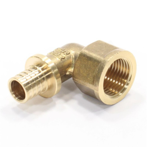 Угольник 90 16-1/2", WAAG Axial, надв.гильза-резьба, вн., латунь