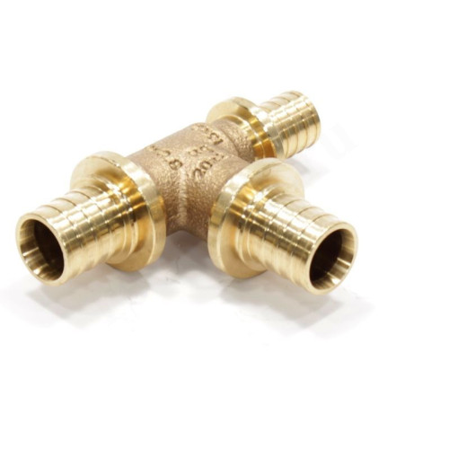 Тройник 20-20-16, Rehau RAUTITAN PLATINUM, RX, надв.гильза-надв.гильза, бронза