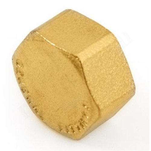 Заглушка 1", General Fittings 2600 41, резьба, вн., латунь