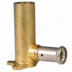 Водорозетка 16-1/2", Henco P, 4, пресс-резьба, вн., латунь, удлиненная