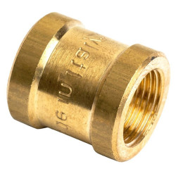 Муфта 1/4"-1/4", General Fittings 2600 46, резьба-резьба, вн., латунь