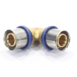 Угольник 90° 26-26, General Fittings 5T00, 20, пресс-пресс, латунь