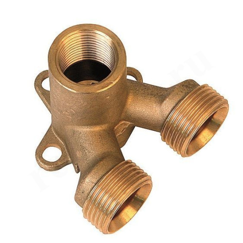 Водорозетка 3/4"-1/2", Henco, резьба-резьба, вн.- нар., латунь евроконус