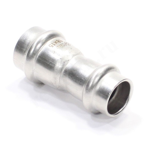 Муфта 18-15, WAAG Heavy Inox, пресс-пресс, сталь нержавеющая