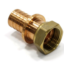 Переходник 32-1", Rehau RAUTITAN RX+, надв.гильза-резьба, вн., бронза, с накид.гайкой