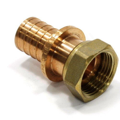 Переходник 32-1", Rehau RAUTITAN RX+, надв.гильза-резьба, вн., бронза, с накид.гайкой