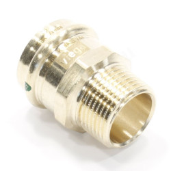 Переходник 35-1", Viega Sanpress, 2211, пресс-резьба, нар., бронза